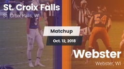 Matchup: St. Croix Falls vs. Webster  2018