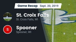 Recap: St. Croix Falls  vs. Spooner  2019