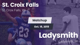 Matchup: St. Croix Falls vs. Ladysmith  2019