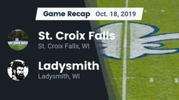 Recap: St. Croix Falls  vs. Ladysmith  2019