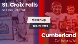 Matchup: St. Croix Falls vs. Cumberland  2020