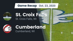 Recap: St. Croix Falls  vs. Cumberland  2020