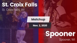Matchup: St. Croix Falls vs. Spooner  2020