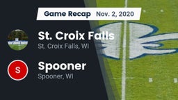 Recap: St. Croix Falls  vs. Spooner  2020
