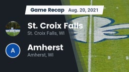 Recap: St. Croix Falls  vs. Amherst  2021