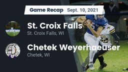 Recap: St. Croix Falls  vs. Chetek Weyerhaeuser  2021