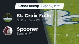 Recap: St. Croix Falls  vs. Spooner  2021