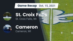 Recap: St. Croix Falls  vs. Cameron  2021