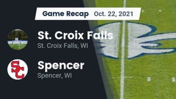 Recap: St. Croix Falls  vs. Spencer  2021