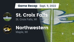 Recap: St. Croix Falls  vs. Northwestern  2022