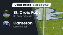Recap: St. Croix Falls  vs. Cameron  2022