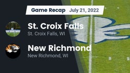 Recap: St. Croix Falls  vs. New Richmond  2022