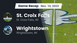 Recap: St. Croix Falls  vs. Wrightstown  2023