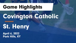 Covington Catholic  vs St. Henry Game Highlights - April 6, 2022