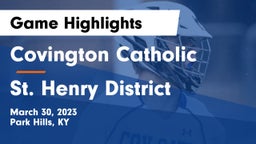 Covington Catholic  vs St. Henry District  Game Highlights - March 30, 2023