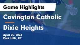 Covington Catholic  vs Dixie Heights  Game Highlights - April 25, 2024