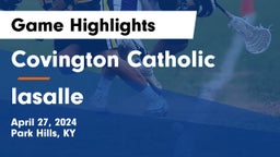 Covington Catholic  vs lasalle Game Highlights - April 27, 2024