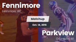 Matchup: Fennimore vs. Parkview  2016