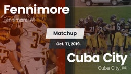 Matchup: Fennimore vs. Cuba City  2019