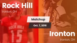 Matchup: Rock Hill High vs. Ironton  2016