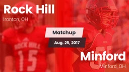 Matchup: Rock Hill High vs. Minford  2017