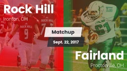 Matchup: Rock Hill High vs. Fairland  2017