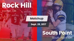 Matchup: Rock Hill High vs. South Point  2017