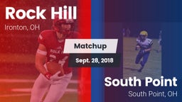 Matchup: Rock Hill High vs. South Point  2018