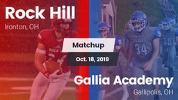 Matchup: Rock Hill High vs. Gallia Academy 2019