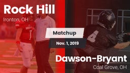 Matchup: Rock Hill High vs. Dawson-Bryant  2019