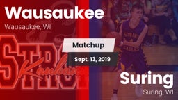 Matchup: Wausaukee vs. Suring  2019