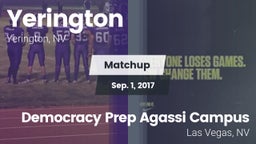 Matchup: Yerington vs.  Democracy Prep Agassi Campus 2017