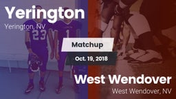 Matchup: Yerington vs. West Wendover  2018