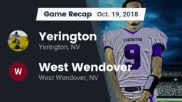 Recap: Yerington  vs. West Wendover  2018