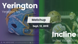 Matchup: Yerington vs. Incline  2019