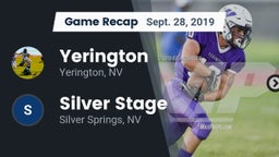 Recap: Yerington  vs. Silver Stage  2019