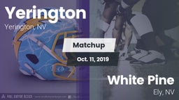 Matchup: Yerington vs. White Pine  2019