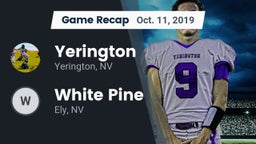 Recap: Yerington  vs. White Pine  2019