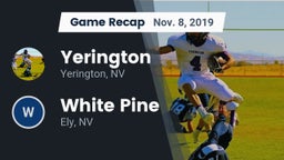 Recap: Yerington  vs. White Pine  2019