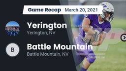 Recap: Yerington  vs. Battle Mountain  2021