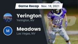 Recap: Yerington  vs. Meadows  2021