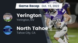 Recap: Yerington  vs. North Tahoe  2022