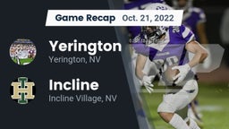 Recap: Yerington  vs. Incline  2022