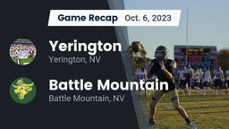 Recap: Yerington  vs. Battle Mountain  2023