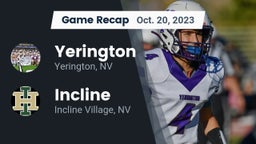 Recap: Yerington  vs. Incline  2023