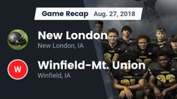 Recap: New London  vs. Winfield-Mt. Union  2018