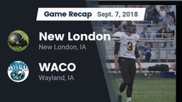 Recap: New London  vs. WACO  2018