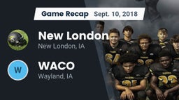 Recap: New London  vs. WACO  2018