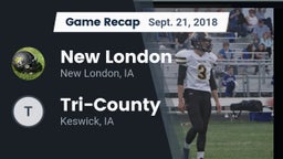 Recap: New London  vs. Tri-County  2018