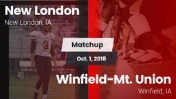 Matchup: New London vs. Winfield-Mt. Union  2018